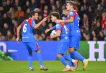 Con gol de Julián Álvarez, el Atlético Madrid ganó con lo justo ante el PSV